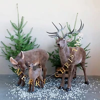 Hello Honey® 55" Brass Finish Merry Christmas Metal Garland