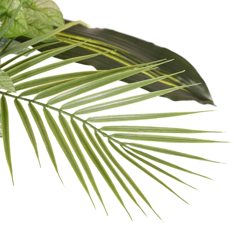 6ft. Artificial Fiddle Leaf Ficus Tree in White Decorative Pot