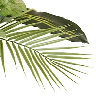 6ft. Artificial Fiddle Leaf Ficus Tree in White Decorative Pot