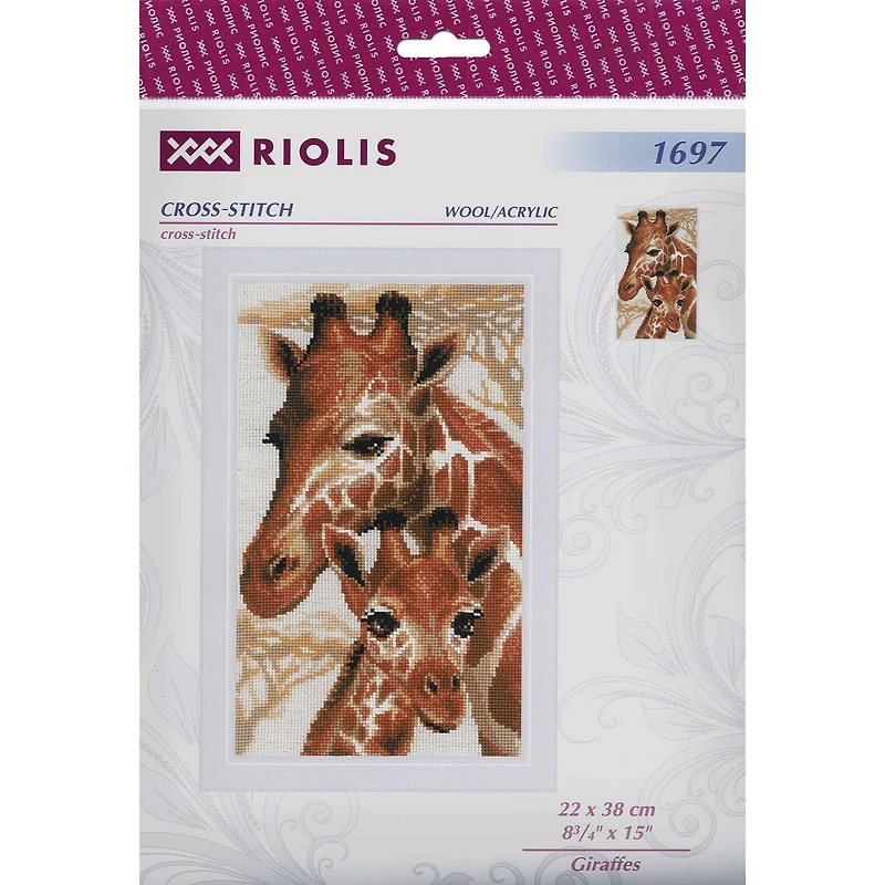 RIOLIS Giraffes Cross Stitch Kit