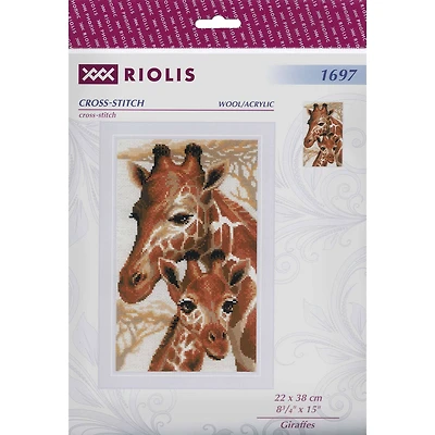 RIOLIS Giraffes Cross Stitch Kit