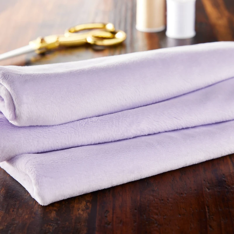 Feldman Lilac Soft Chenille Fabric