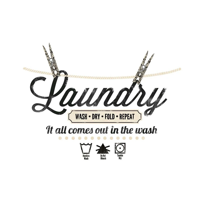 RoomMates Laundry Quote Peel & Stick Wall Decals