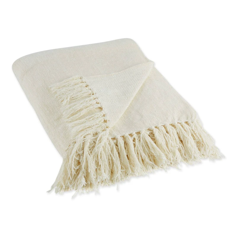 DII® Soft Cream Chenille Throw
