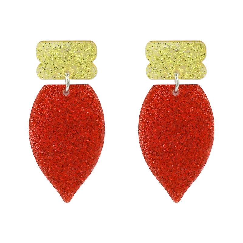 Red Bulb Earrings by Celebrate It™
