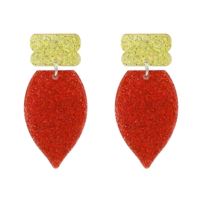 Red Bulb Earrings by Celebrate It™