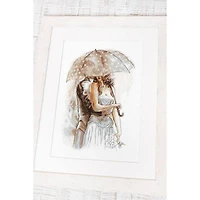 Luca-s Under Umbrella Counted Cross Stitch Kit