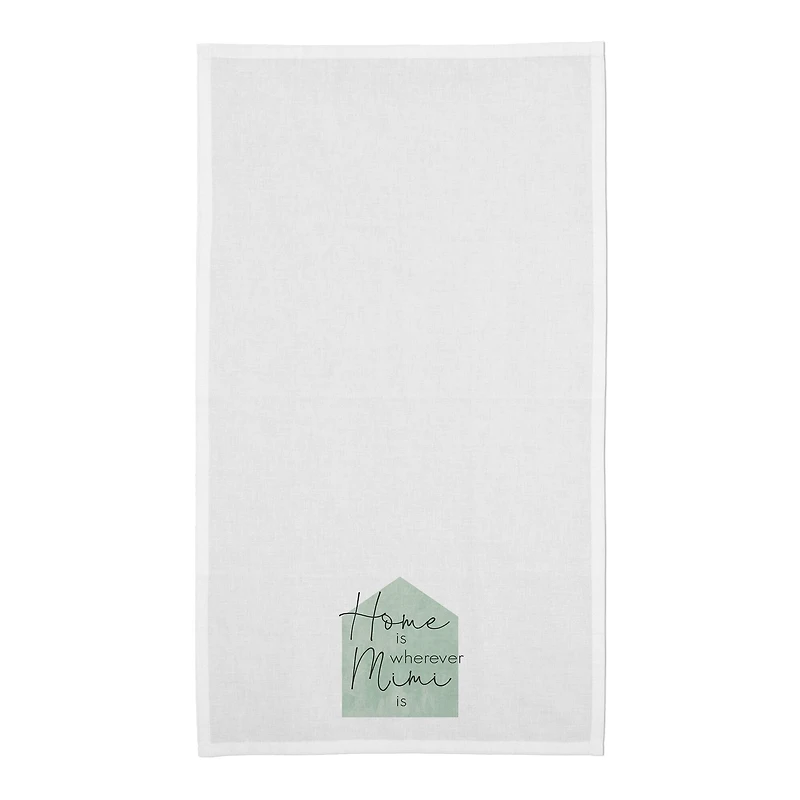 Sage Home is Wherever Mimi Is Cotton Twill Tea Towel Set