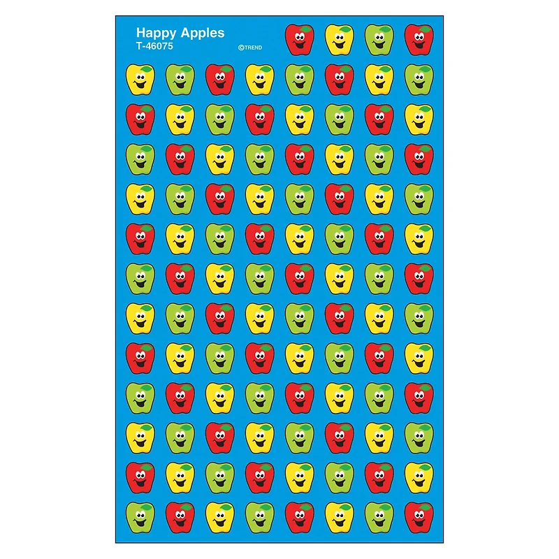 Trend Enterprises® Happy Apples superShapes® Stickers, 800ct.