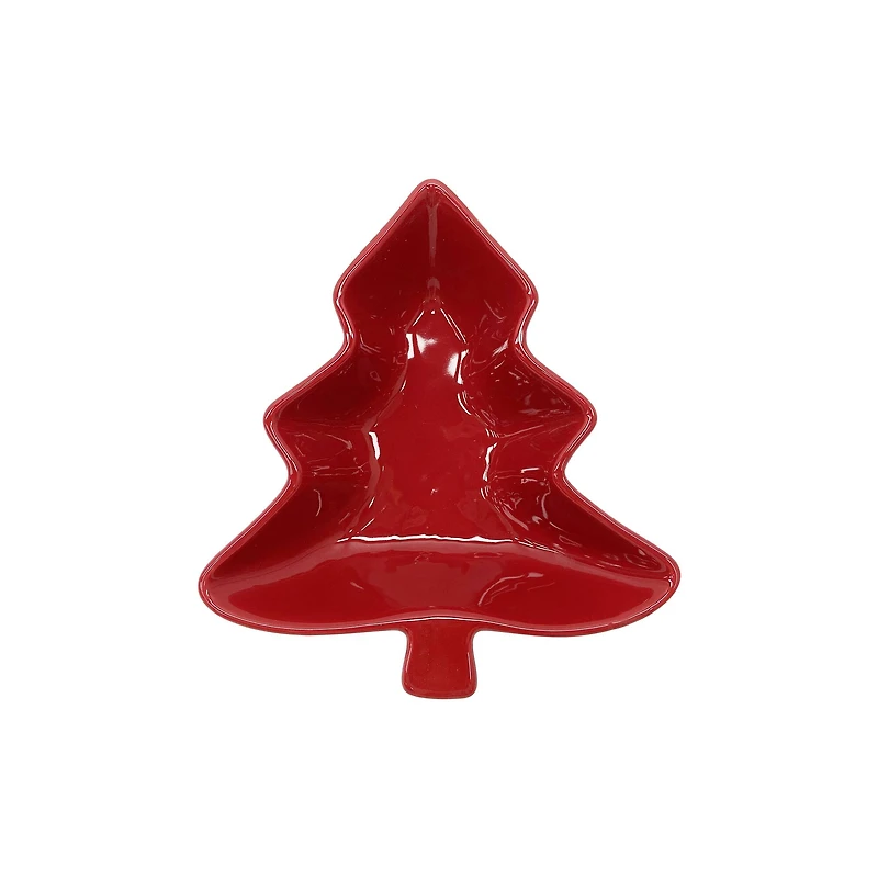 7" Red Tree Plate by Makery™