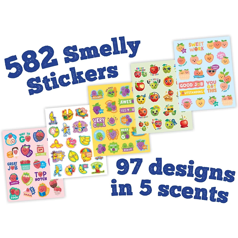 Teacher Created Resources® Fruit Pop Smelly Stickers, 582 Stickers