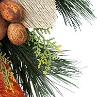 2.5ft. Autumn Harvest Mixed Berry & Pine Needle Teardrop Swag