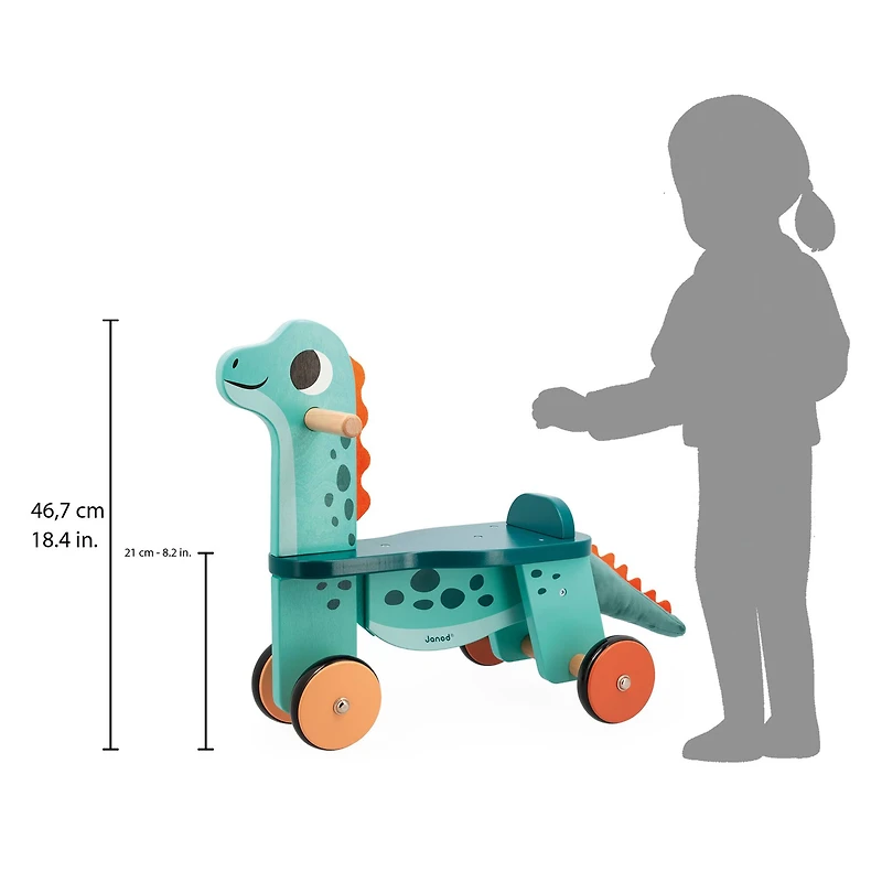 Janod® Dino - Ride On Dino Portosaurus