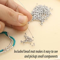 The Beadsmith® BASIC elements™ Small Funnel Tray with Mat