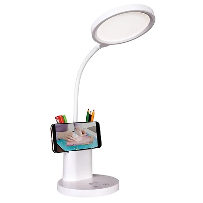 OttLite® Rechargeable LED Lamp with Phone Holder