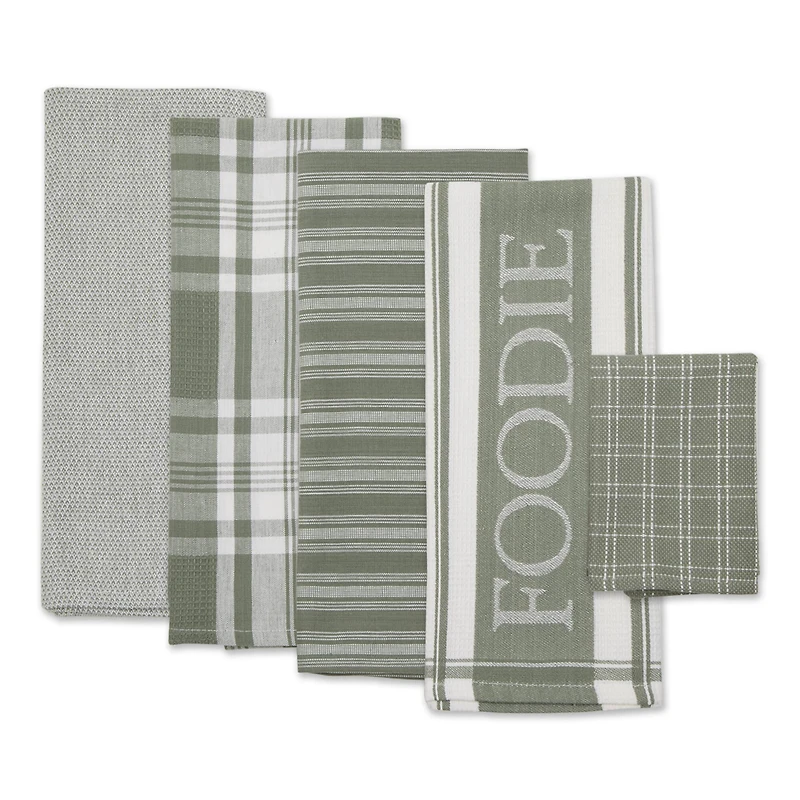 DII® Foodie Dish Towel & Dishcloth Set