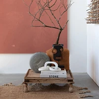 Hello Honey® 11" White Marble Chain Décor