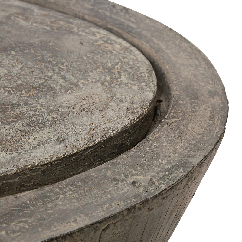 Glitzhome® 25" Polyresin Spring Birds Outdoor Fountain with LED Light