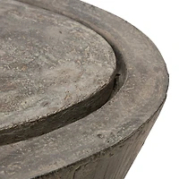 Glitzhome® 25" Polyresin Spring Birds Outdoor Fountain with LED Light