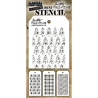 Stampers Anonymous Tim Holtz® Mini #32 Layering Stencil Set
