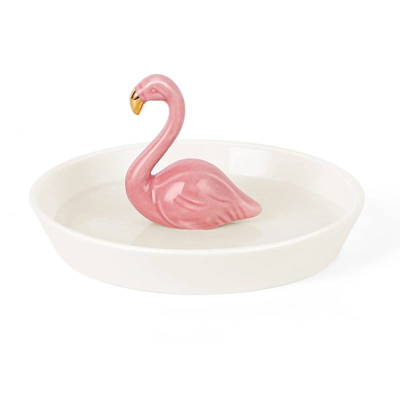 NEX™ 6" Flamingo Ring Dish Jewelry Tray Organizer