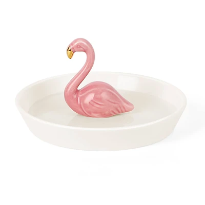 NEX™ 6" Flamingo Ring Dish Jewelry Tray Organizer