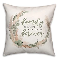 Family Forever 18" x 18" Throw Pillow