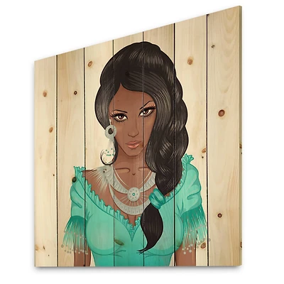 Designart - Portrait Of African American Woman XVI