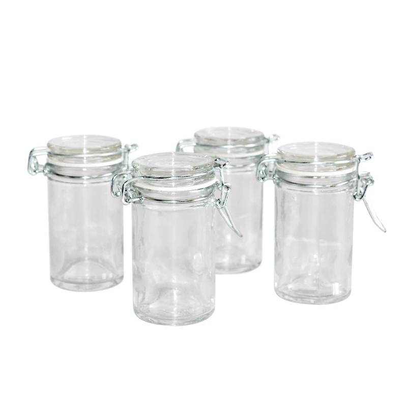 6 Packs: 18 ct. (108 total) Glass Snap-Top Favor Jars by Celebrate It™ Wedding