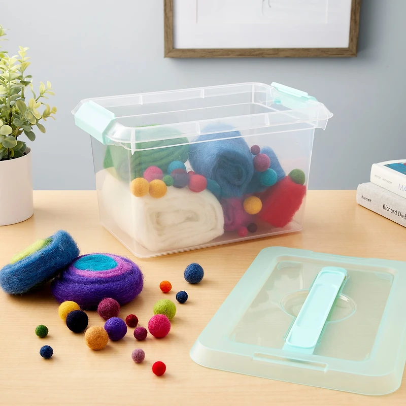 6.2qt. Storage Bin with Lid by Simply Tidy