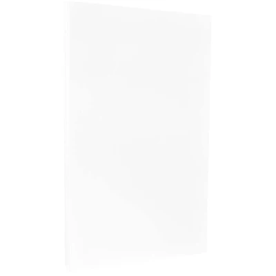 JAM Paper Bright White Wove 8.5" x 14" 24lb. Legal Strathmore Paper, 100 Sheets