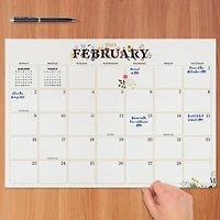 TF Publishing Medium 2025 Floral Monthly Blotter Desk Pad Calendar