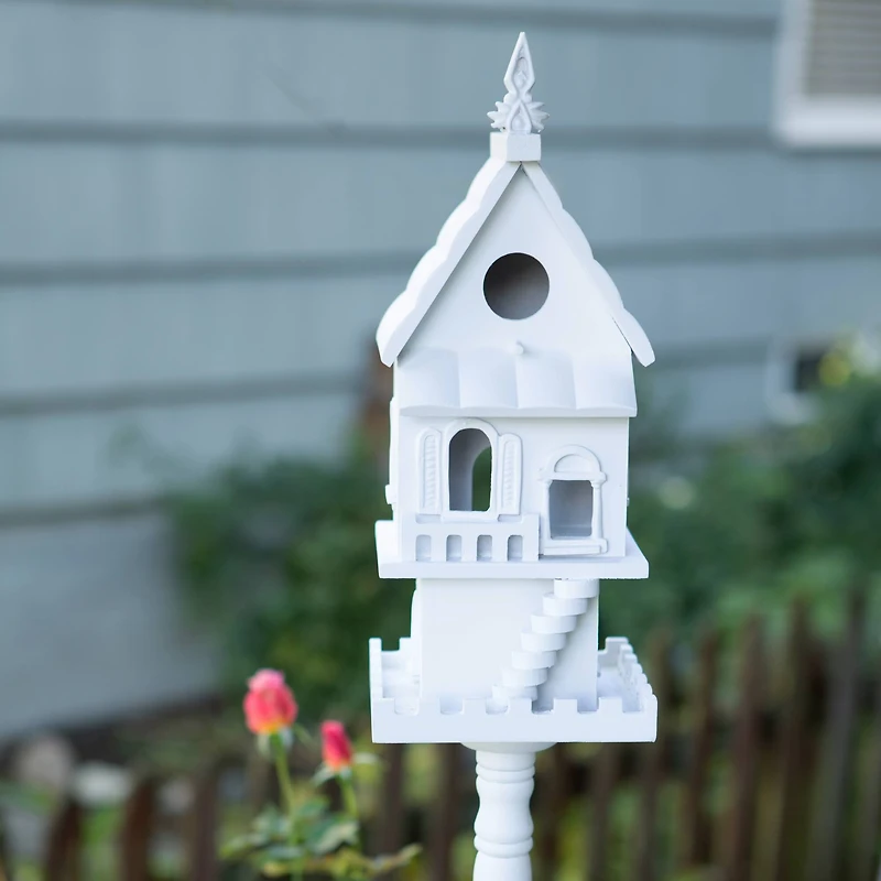 27'' Two Story Pedestal Birdhouse