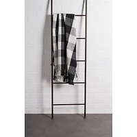 DII® Black & White Buffalo Check Throw