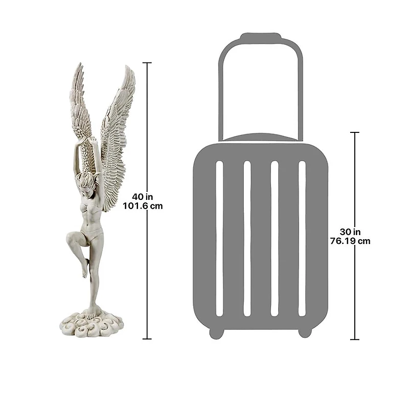 Design Toscano® 3.5ft. Heaven Free Fall Angel Statue
