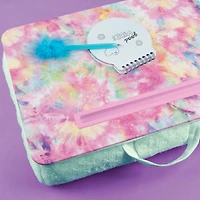 Make It Real™ 3C4G Teal & Pastel Tie-Dye Lap Desk