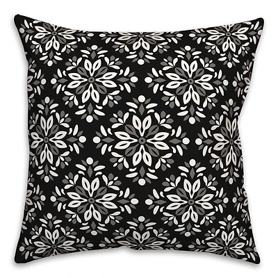 Diamond Medallions Indoor/Outdoor Throw Pillow