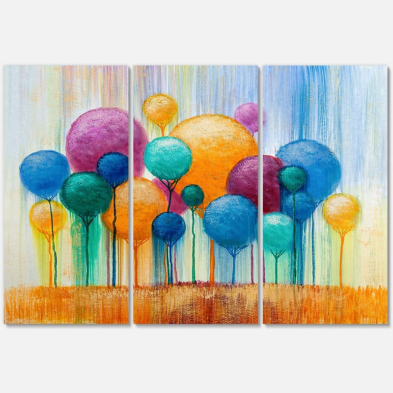 Designart - Colourful Ornamental Trees IV