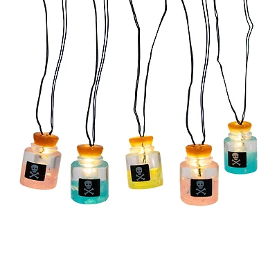 10ct. Warm White LED Poison Jar Icon String Lights by Ashland®