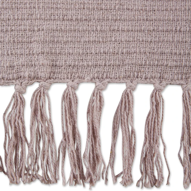 DII® Dusty Lilac Solid Ribbed Throw