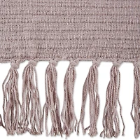 DII® Dusty Lilac Solid Ribbed Throw