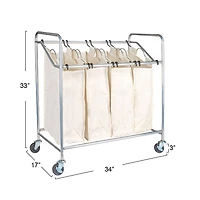Household Essentials Heavy-Duty Quad Sorter