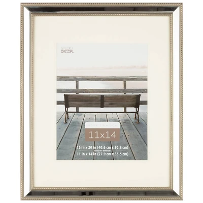 Home Mirrored Frame with Mat by Studio Décor