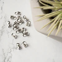 9mm Stainless Steel Folding End Crimps by Bead Landing™