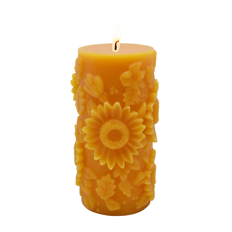 3" x 6" Scented Sunflower Pillar Candle by Ashland®