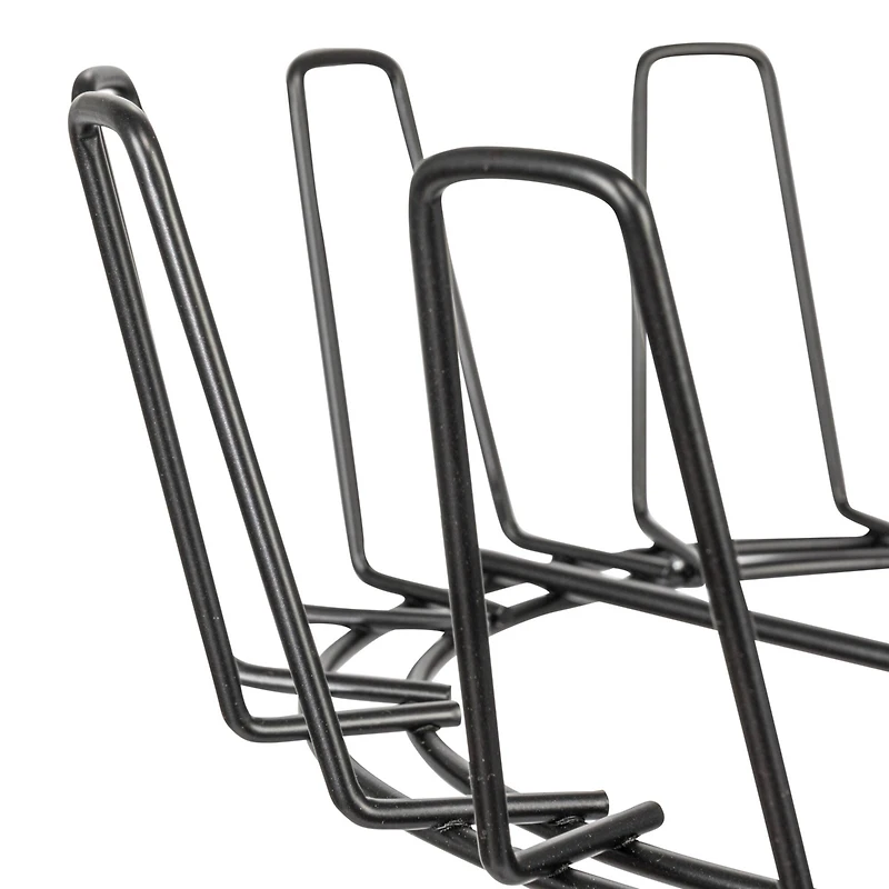 Household Essentials 4.5ft. Matte Black 3-Tier Boot Storage Tree