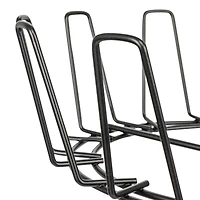 Household Essentials 4.5ft. Matte Black 3-Tier Boot Storage Tree