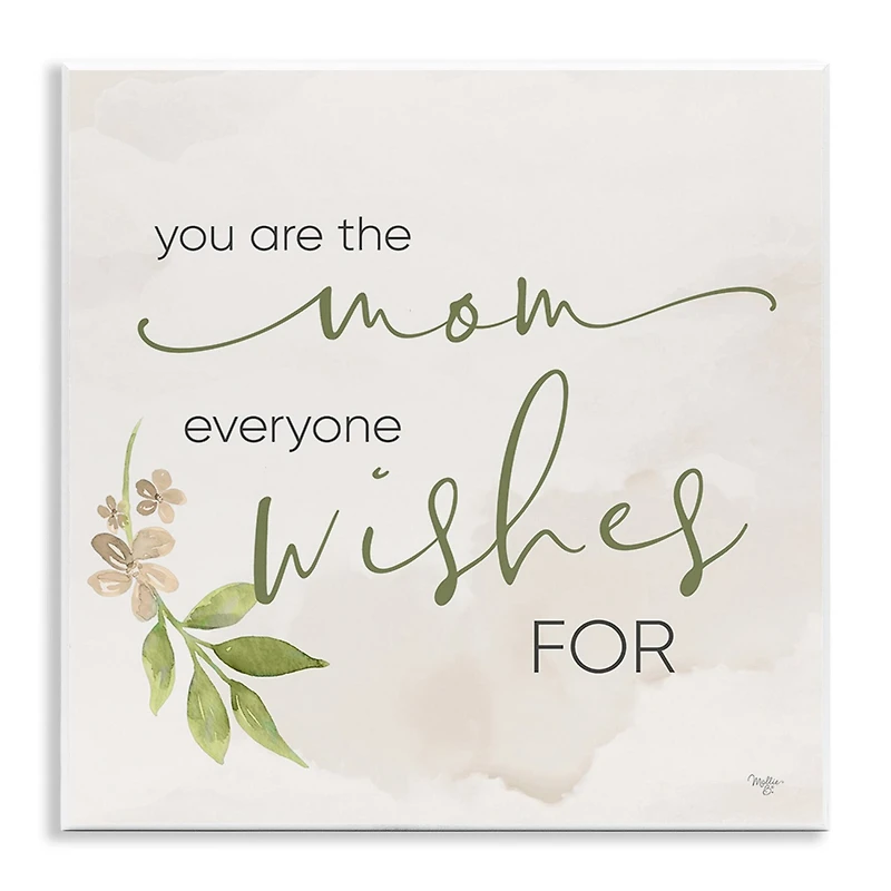 Stupell Industries Mom Everyone Wishes For Wall Plaque Art