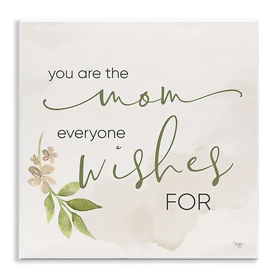 Stupell Industries Mom Everyone Wishes For Wall Plaque Art