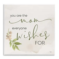 Stupell Industries Mom Everyone Wishes For Wall Plaque Art